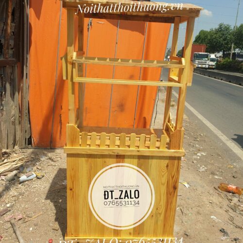 xe cà phê gỗ