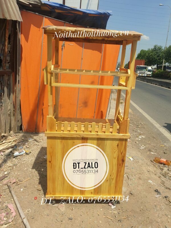 xe cà phê gỗ