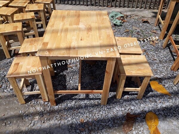Bàn ghế ăn quán bún quán phở giá rẻ HCM, Bình Dương