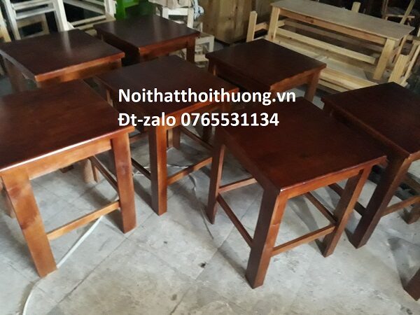Bàn ghế đôn cho quán cà phê nhỏ Bình Dương