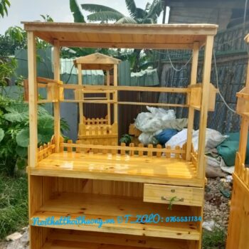 xe gỗ bán nước