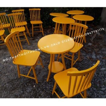 Bàn ghế đẹp cho quán trà sữa cafe HCM Bình Dương