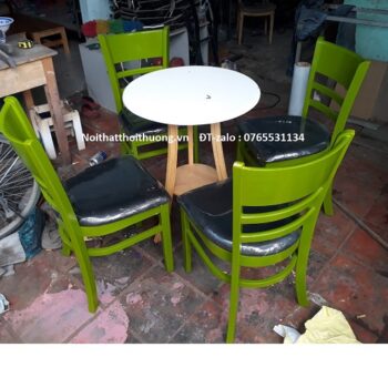 bàn ghế quán cafe đẹp gỗ HCM, Bình Dương, Đồng Nai