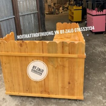 quầy cà phê gỗ thông giá rẻ mang đi hcm, bình dương