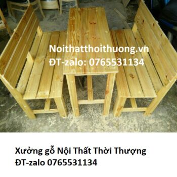 Bàn ghế cà phê băng dài giá rẻ