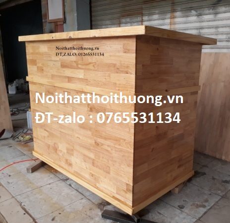Quầy bán cafe mang đi giá rẻ bằng gỗ Bình Dương