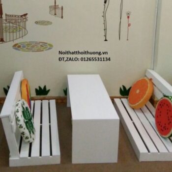 Bàn ghế bệt dựa lưng trà sữa, sinh tố HCM