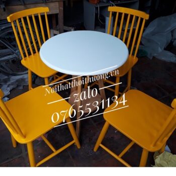 Bàn ghế quán trà sữa , cafe mặt nan đẹp