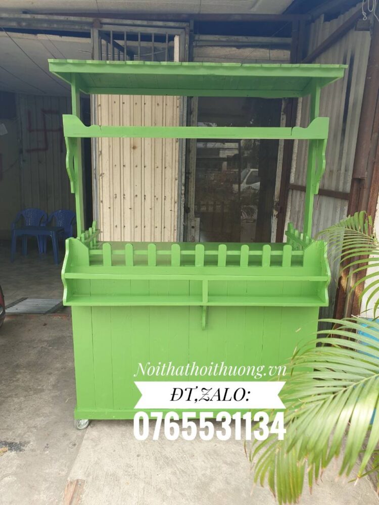 xe bán trà sữa