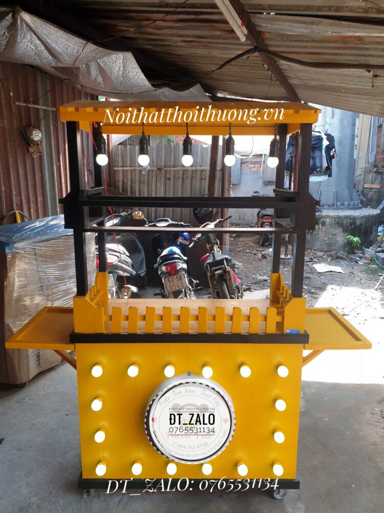 tủ bán trà sữa