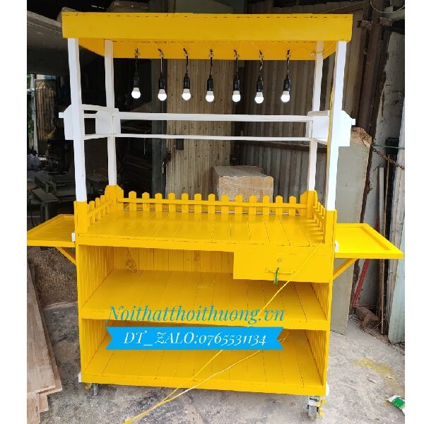Mẫu xe bán trà sữa đẹp gỗ tự nhiên THủ Đức, QUận 9, QUận 1, Quận 2, QUận 3