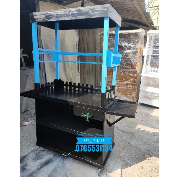 Xe coffee gỗ mang đi giá rẻ bằng gỗ gò vấp, tân bình, tân phú, hcm