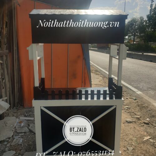xe bán trà sữa
