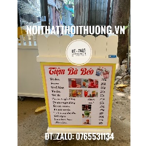 Những mẫu tủ bán trà sữa