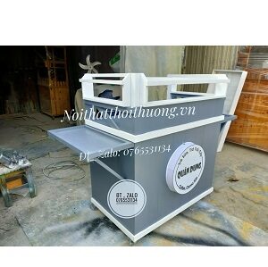 xe đẩy trà sữa gỗ đẹp HCM, Sài Gòn, Bình Dương