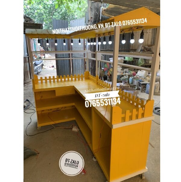 Thiết kế quầy pha chế trà sữa tủ cafe đẹp rẻ hcm Bình Dương, Đồng Nai