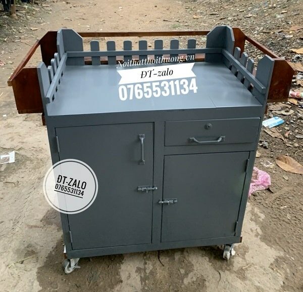 Tủ bán cafe mang đi đẹp giá rẻ HCM