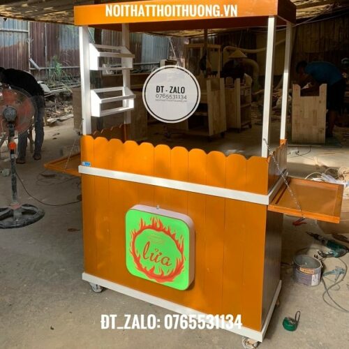 Xe cafe takeaway đẹp gỗ quận 1 quận 2 HCM, Bình Dương