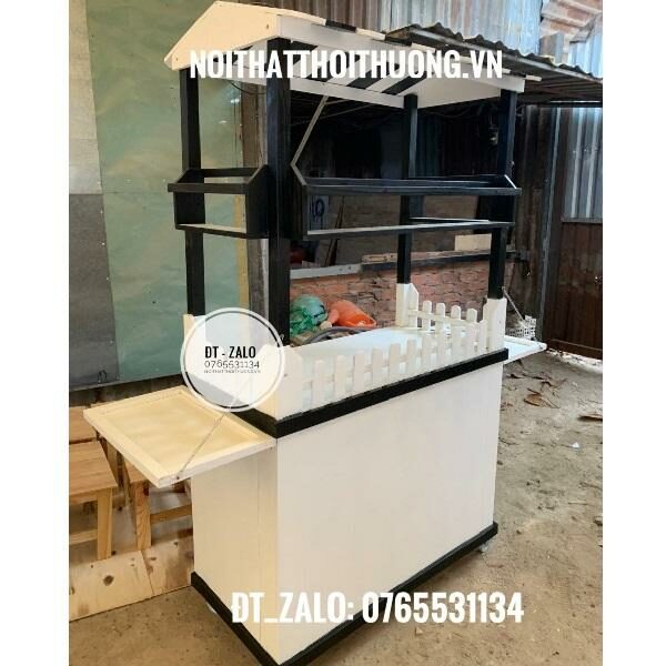 mẫu tủ bán sinh tố tại HCM