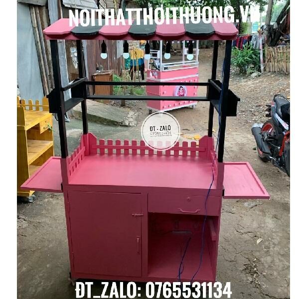mẫu tủ trà sữa đẹp tại thuận an, bình dương