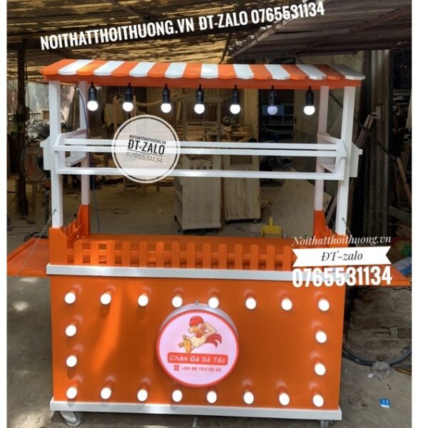 Mẫu xe bán đồ ăn vặt giá rẻ