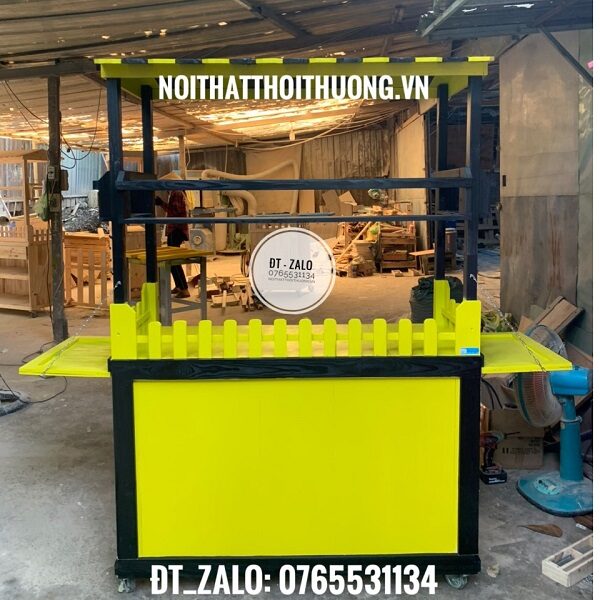 Thiết kế tủ bán trà sữa tại quận 2, quận 9, Thủ Đức, HCM