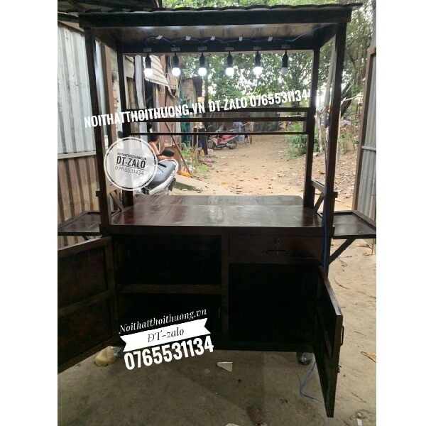 Xe đẩy bán trà chanh tại Sóc Trăng, Cần Thơ