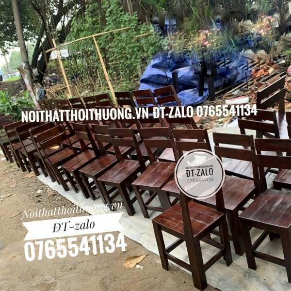 Bàn ghế gỗ cafe tại Thủ Đức, HCM