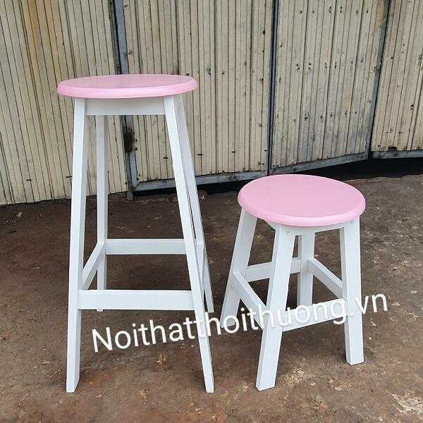 Mẫu ghế tròn quán trà sữa giá rẻ, đẹp