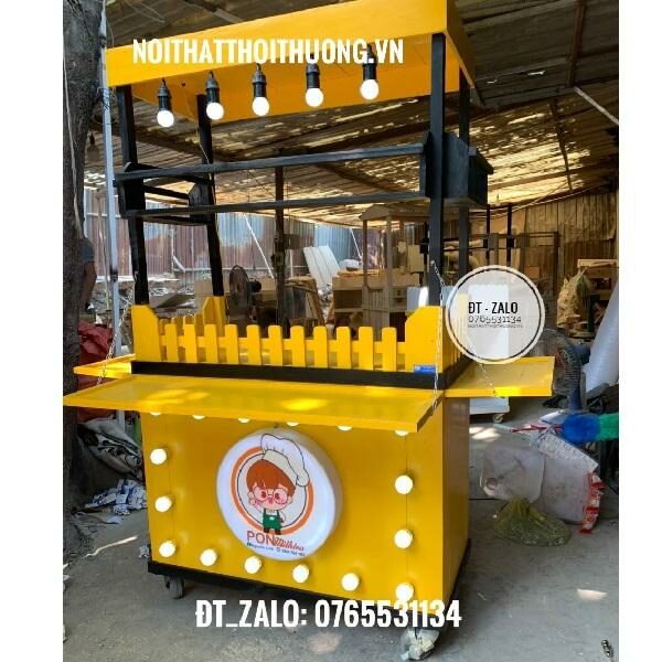 Mẫu xe trà sữa gỗ tại Vũng Tàu