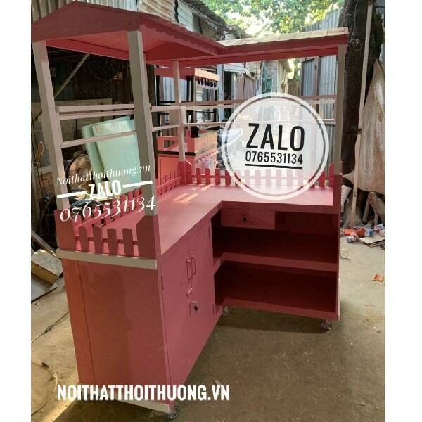 Thiết kế quầy bar trà sữa tại Thủ Đức, HCM
