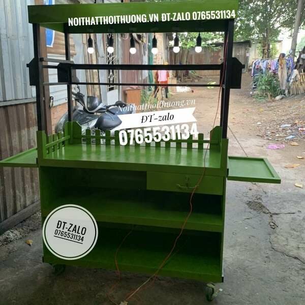 Tủ bán trà sữa giá rẻ đẹp, bằng gỗ tại HCM, Bình Dương Đồng Nai