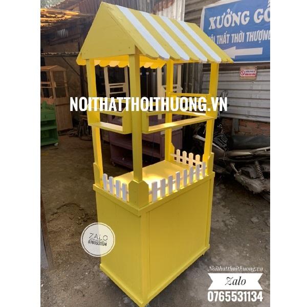 Mẫu xe trà sữa ngang 80cm đẹp