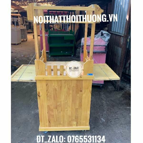 Tủ cafe take away bằng gỗ