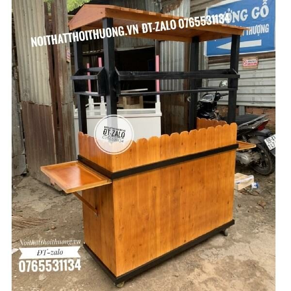 Tủ gỗ bán cafe tại Dĩ An, Bình Dương