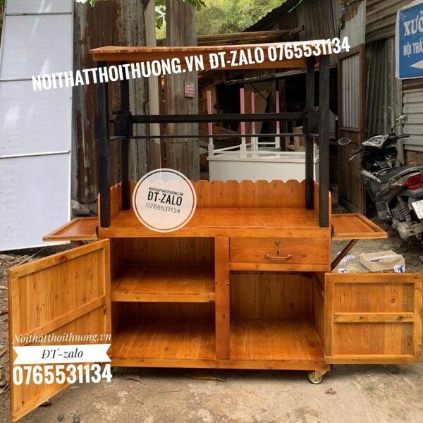 Tủ gỗ bán cafe tại quận 2, quận 9