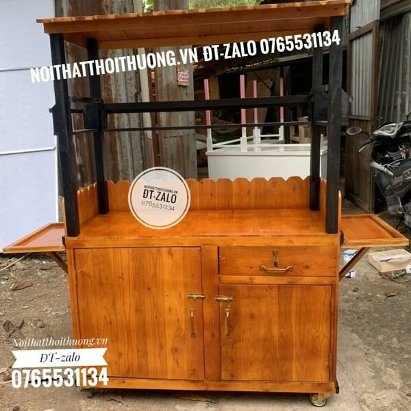 Tủ gỗ bán cafe tại Thủ Đức, HCM