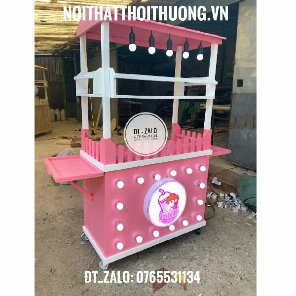 Tủ gỗ bán sinh tố tại Tây Ninh