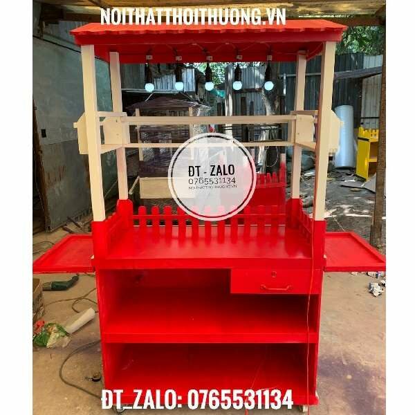 Xe đẩy bán đồ ăn vặt tại quận 2, quận 9, HCM