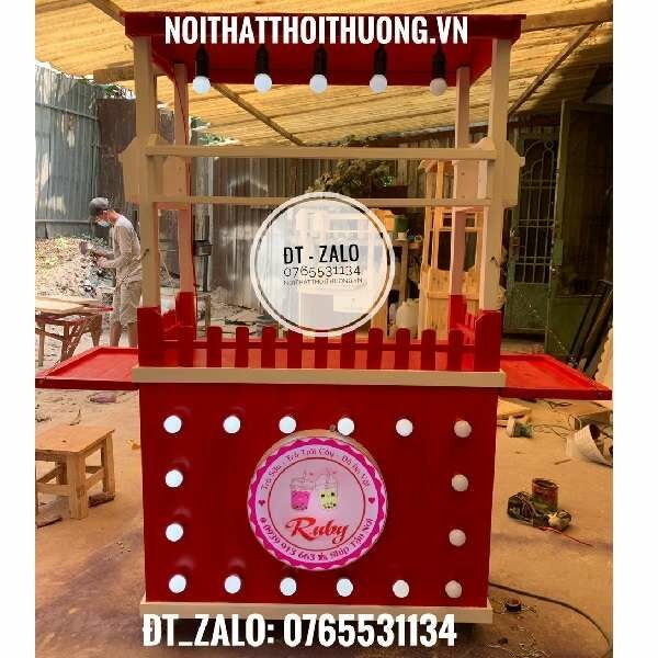 Xe đẩy bán đồ ăn vặt tại Tân Bình, Tân Phú