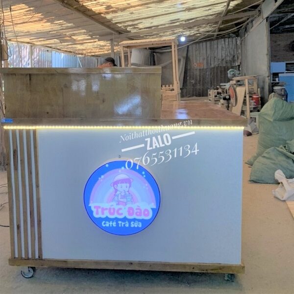 Mẫu quầy bán trà sữa HCM