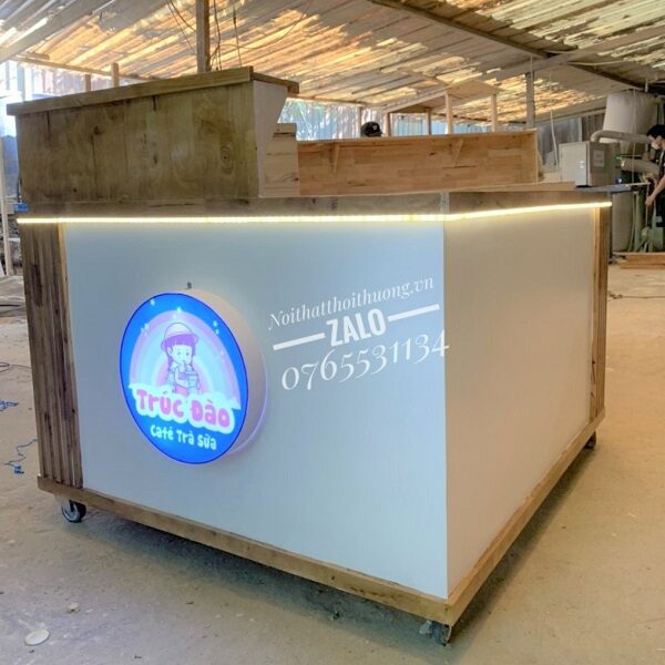 Mẫu quầy bán trà sữa Thủ Đức, HCM