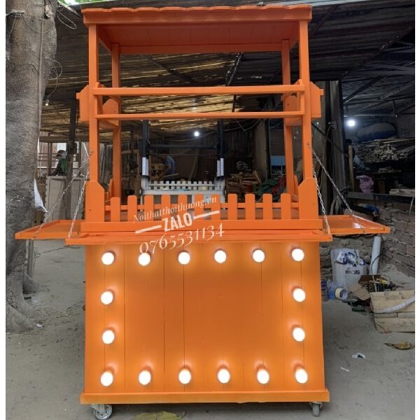 Mẫu xe bán bánh tráng trộn Bình Dương
