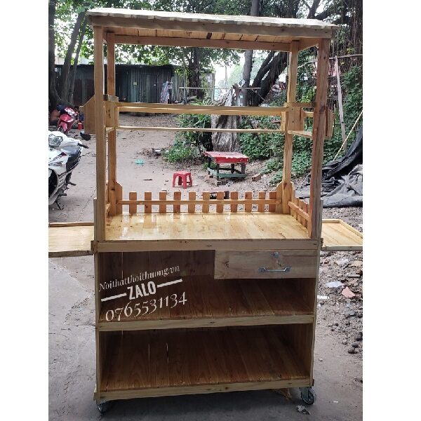 Thiết kế xe bán đồ ăn vặt Thủ Đức, HCM