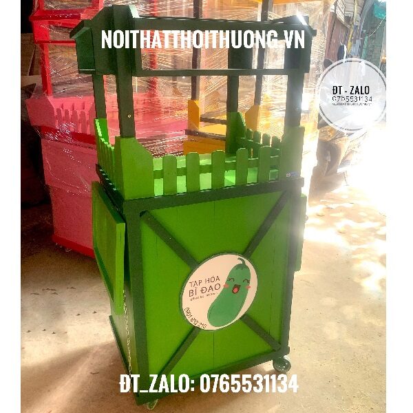 Tủ trà bí đao gỗ tại quận 2, quận 9, HCM