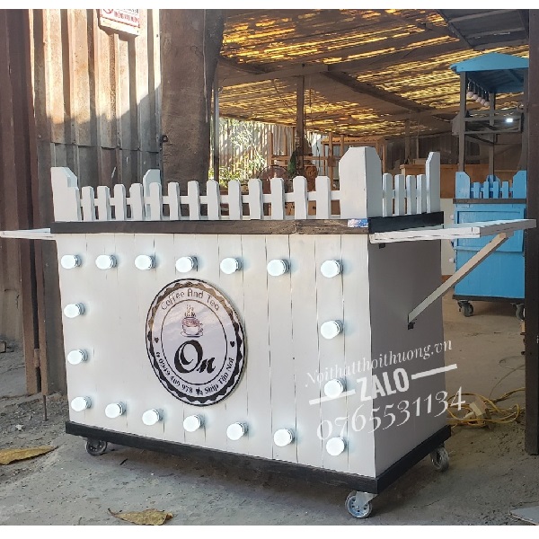 Xe gỗ bán cafe mang đi Bình Chánh, HCM