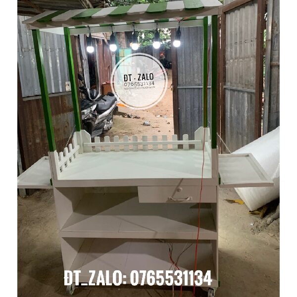 Xe gỗ bán trà chanh giá rẻ
