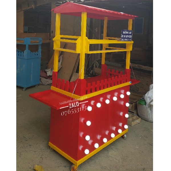 Mẫu xe gỗ bán trà chanh Tây Ninh, Bình Dương 
