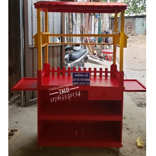 Mẫu xe gỗ bán trà chanh Thủ Đức, HCM