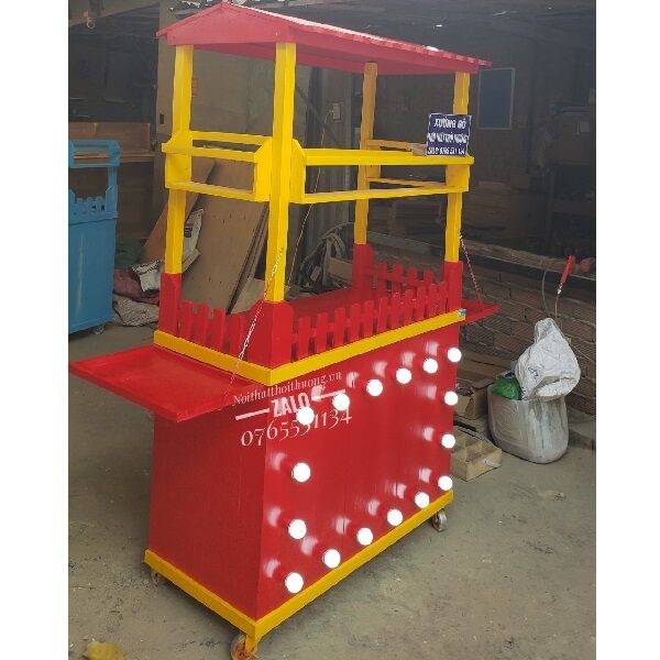 Mẫu xe gỗ bán trà chanh Vũng Tàu